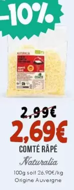 Comte Râpé offre à 2,69€ sur Naturalia