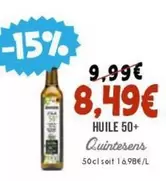 Huile 50+ offre à 8,49€ sur Naturalia