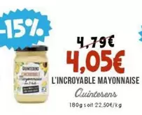 Quintesens - L'incroyable Mayonnaise offre à 4,05€ sur Naturalia