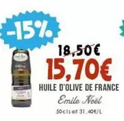 Emile Noël - Huile D'olive De France offre à 15,7€ sur Naturalia