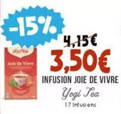 Yogi Sea - Infusion Joie De Vivre offre à 3,5€ sur Naturalia