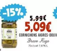 Cornichons Aigres-doux offre à 5,09€ sur Naturalia