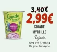 Myrtille - Sojade offre à 2,99€ sur Naturalia