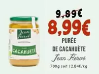 Jean Herve - Puree De Cacahuete offre à 8,99€ sur Naturalia