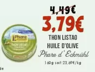 Ipanema - Thon Listao Huile D'olive offre à 3,79€ sur Naturalia