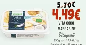 Vita Coco -  Coco Margarine offre à 4,49€ sur Naturalia