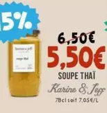 Soupe Thai offre à 5,5€ sur Naturalia