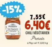 Prosain - Chili Végétarien offre à 6,4€ sur Naturalia