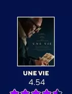 Une Vie offre à 4,54€ sur UGC