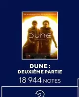 Dune - 18 944 Notes offre sur UGC