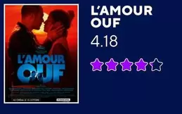 L'Amour Ouf offre à 4,18€ sur UGC