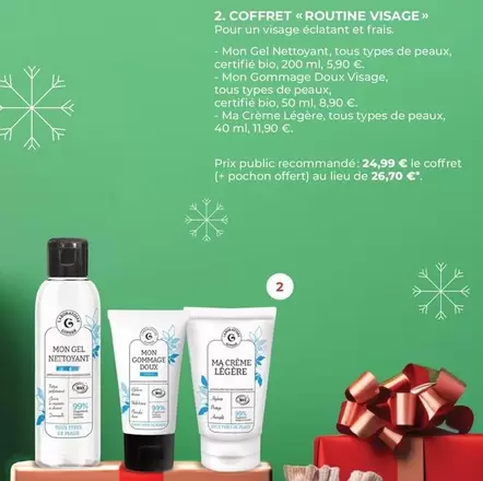 Coffret Routine Visage offre à 24,99€ sur Pharmacien Giphar