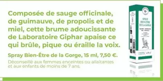 Composée De Sauge Officinale offre à 7,5€ sur Pharmacien Giphar