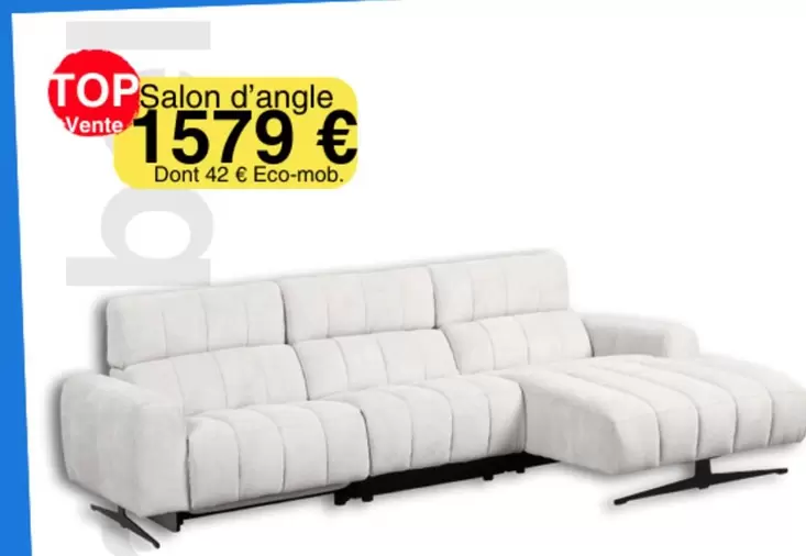 Top Salon D'angle offre à 1579€ sur KREABEL