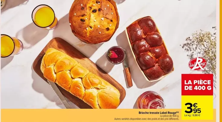 Label Rouge - Brioche Pressee