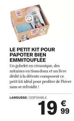 Larousse - Le Petit Kit Pour Paoter Bien offre à 19,99€ sur Carrefour Market