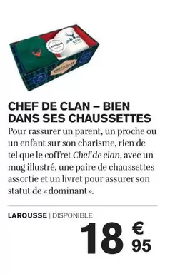 Larousse - Bien Dans Ses Chaussettes offre à 18,95€ sur Carrefour Market