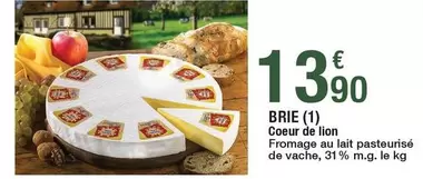 Coeur de Lion - Brie offre à 13,9€ sur Carrefour