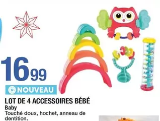 Lot De 4 Accessoires Bébé offre à 16,99€ sur Carrefour