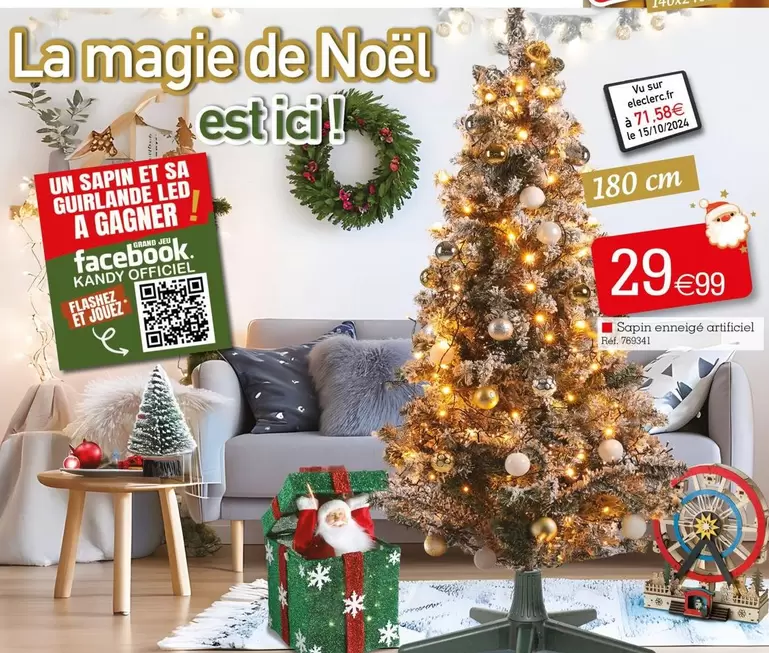 La Magie De Noël offre à 29,99€ sur KANDY