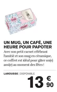 Larousse - Mug Café : Une Heure de Papotage