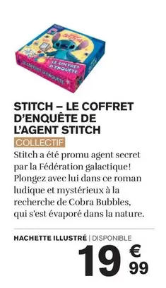 stitch-le coffret d'enquete de l'agent stitch