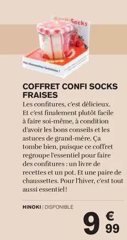 Coffret Confi Socks Fraises