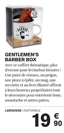 Larousse - Gentlemen's Barber Box