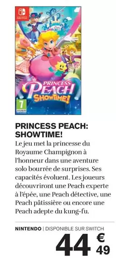 solo - princess peach: showtime!