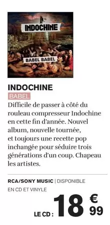 indemine - indochine