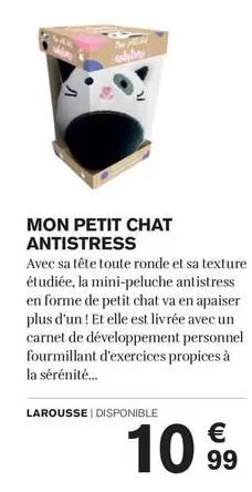 Larousse - Mon Petit Chat Antistress