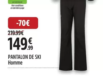 One Two Fun - Pantalon De Ski Homme offre à 149,99€ sur Intersport