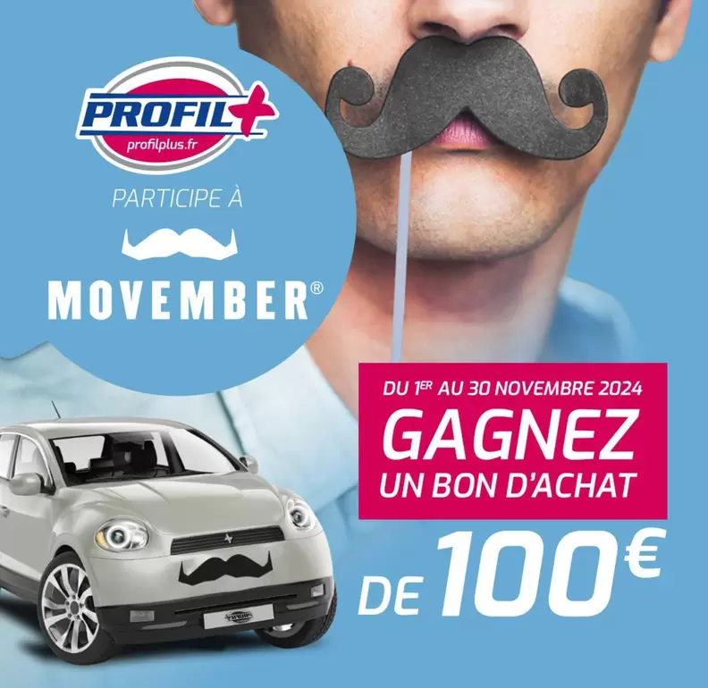 Gagnez - Un Bon D'Achat offre à 100€ sur Profil Plus