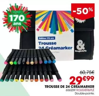 Trousse De 24 Créamaker offre à 29,99€ sur Rougier&Plé