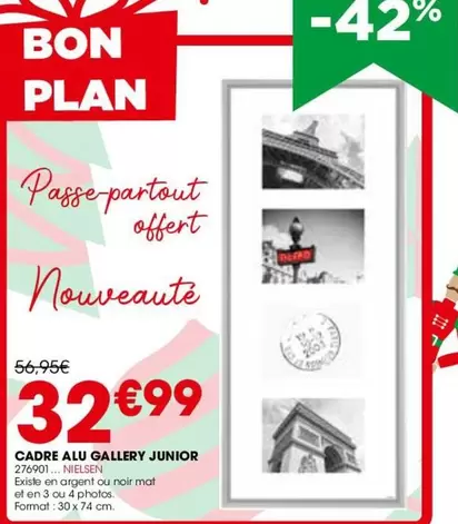 Cadre Alu Gallery Junior offre à 32,99€ sur Rougier&Plé