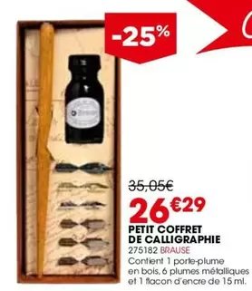 Petit Coffret De Caligraphie offre à 26,29€ sur Rougier&Plé