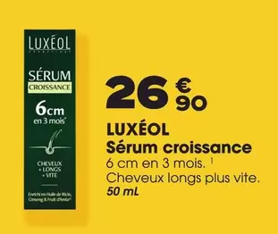 Luxéol - Sérum Croissance offre à 26,9€ sur Aprium Pharmacie