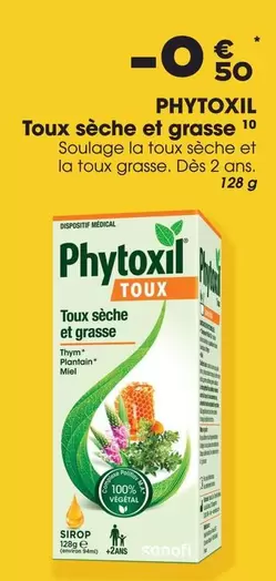 Phytoxil - Tou Sèche Et Grasse offre à 0,5€ sur Aprium Pharmacie