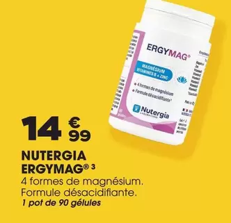 4 formes de magnésium. offre à 14,99€ sur Aprium Pharmacie