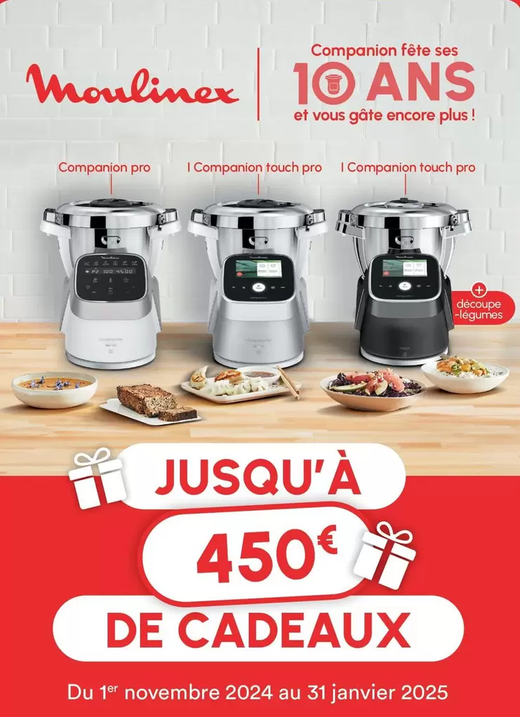 Moulinex - Compane Pro offre à 450€ sur Boulanger