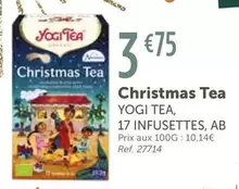 Yogi Tea - Christmas Tea offre à 3,75€ sur L'Eau Vive