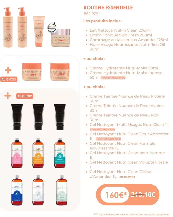 Au Choix offre sur Nutrimetics