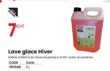 Lave Glace Hiver offre à 7€ sur Au Forum du Bâtiment