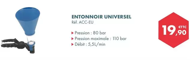 Entonnoir Universel ACC-EU  offre à 19,9€ sur Autodistribution