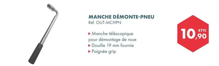 Manche Démonte-Pneu OUT-MCHPN offre à 10,9€ sur Autodistribution