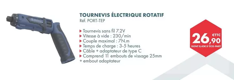 Leverok - Tournevis Électrique Rotatif offre à 26,9€ sur Autodistribution