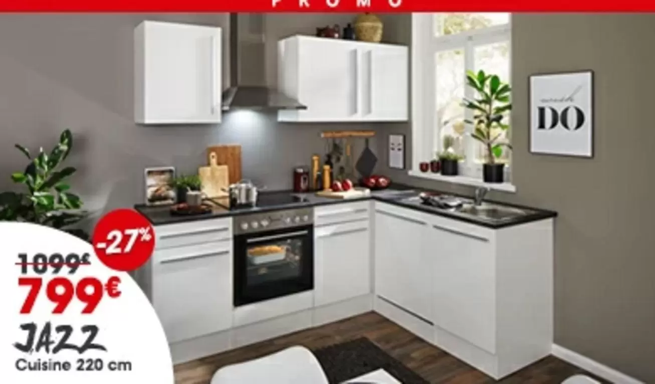 Cuisine 220 Cm offre à 799€ sur Basika