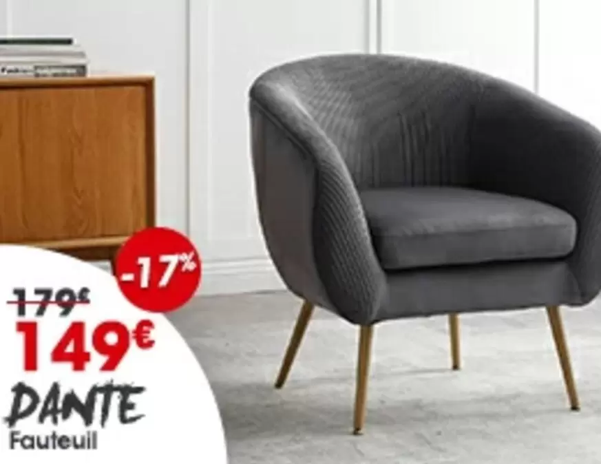 Dante Fauteuil offre à 149€ sur Basika