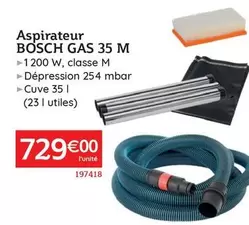 Bosch - Aspirateur GAS 35 M offre à 729€ sur Quéguiner