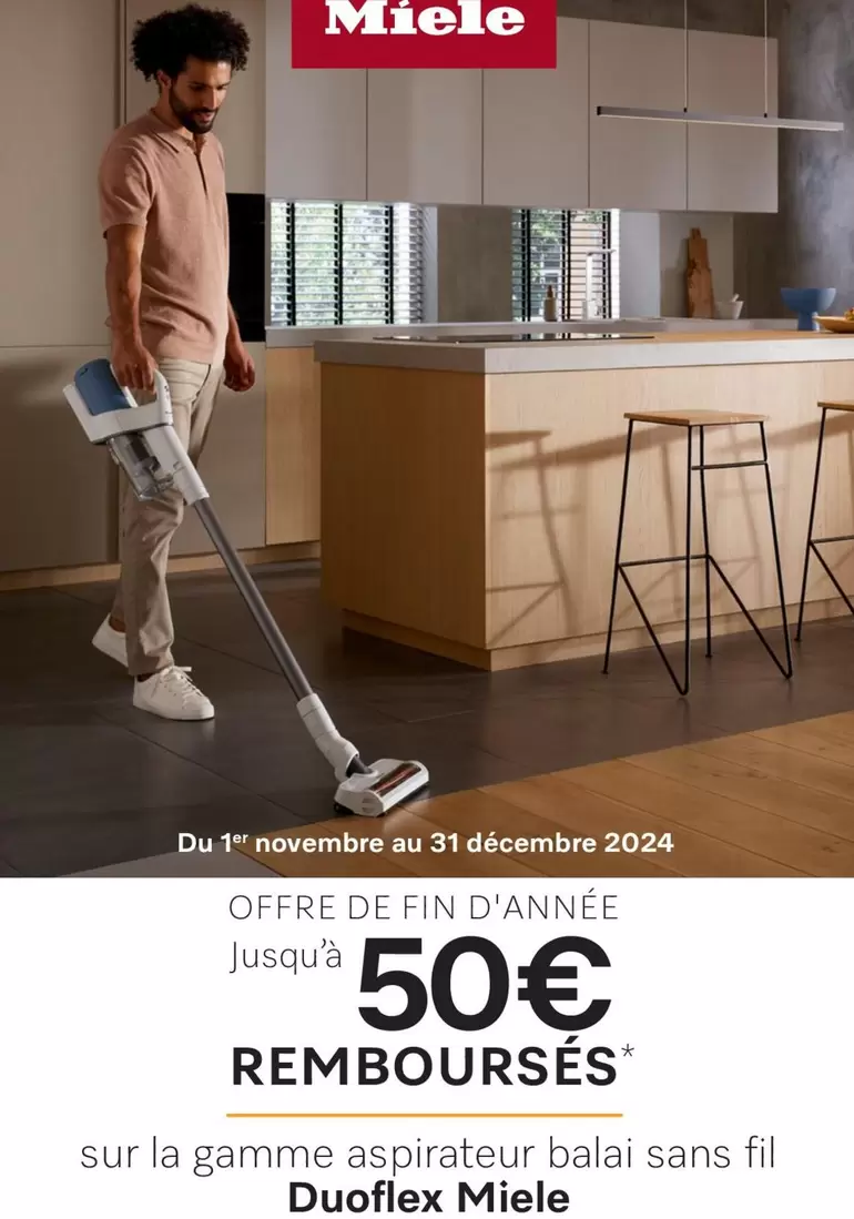 Miele - Sur La Gamme Aspirateur Balai Sans Fil offre sur Group Digital